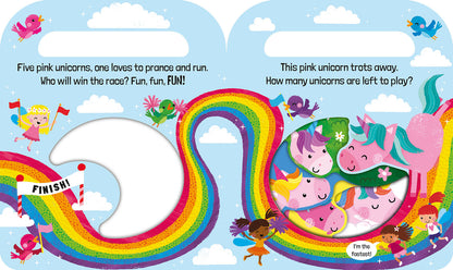 FIVE PINK UNICORNS
