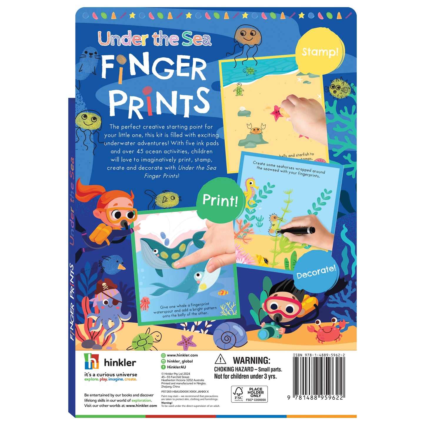Under The Sea Finger Prints -Shree Books