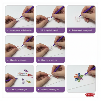 5-in-1 Creative Quilling Kit for Kids – Roll, Shape & Create