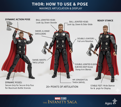 Thor Action Figure – Avengers Endgame Edition