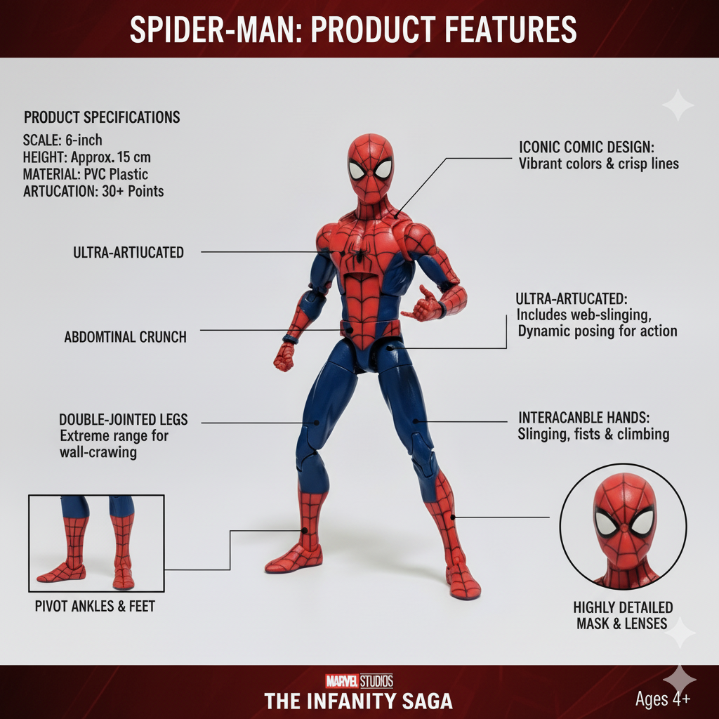 Spider-Man Action Figure – Marvel Collectible Toy
