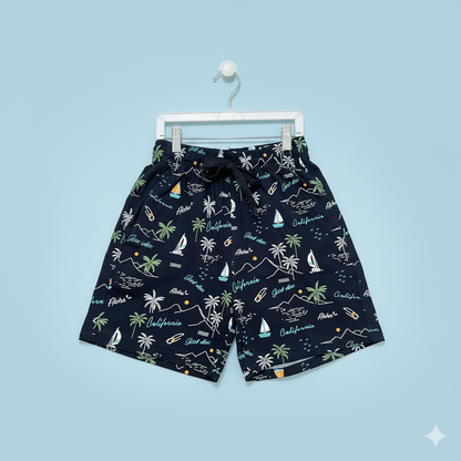 Boys Printed Cotton Shorts – Adventure, Cycle, Beach & Graphic Prints - Mamadada