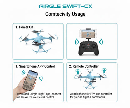 Airgle Swift-CX 2.4GHz 4-Axis Drone