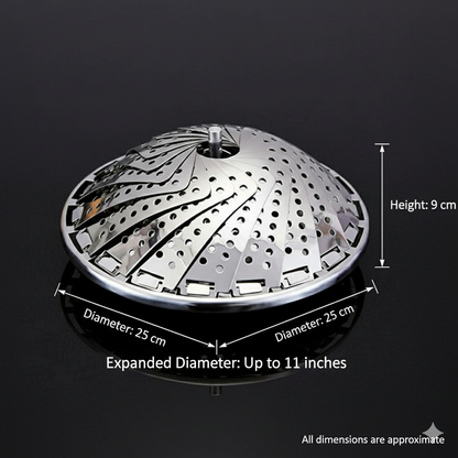 Stainless Steel Fruits Tray & Drainer Basket – Multipurpose Kitchen Strainer
