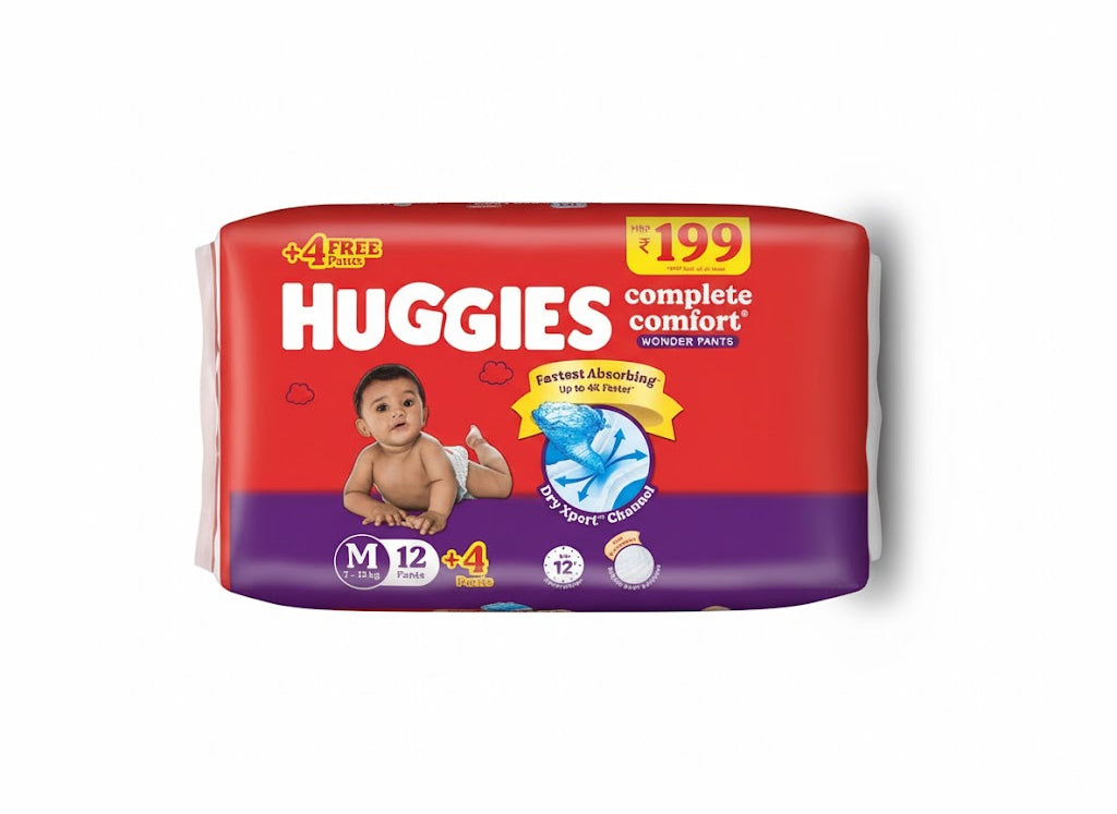 Huggies Complete Comfort Wonder Pants – M (7–12 kg)