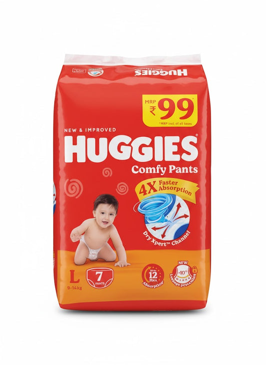 Huggies Comfy Pants – L (9–14 kg)