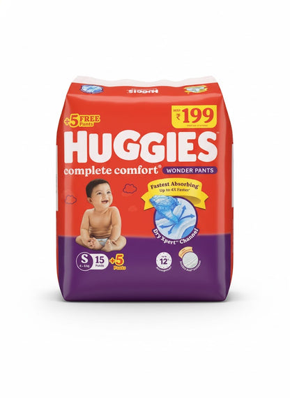 Huggies Complete Comfort Wonder Pants – S (4–8 kg)