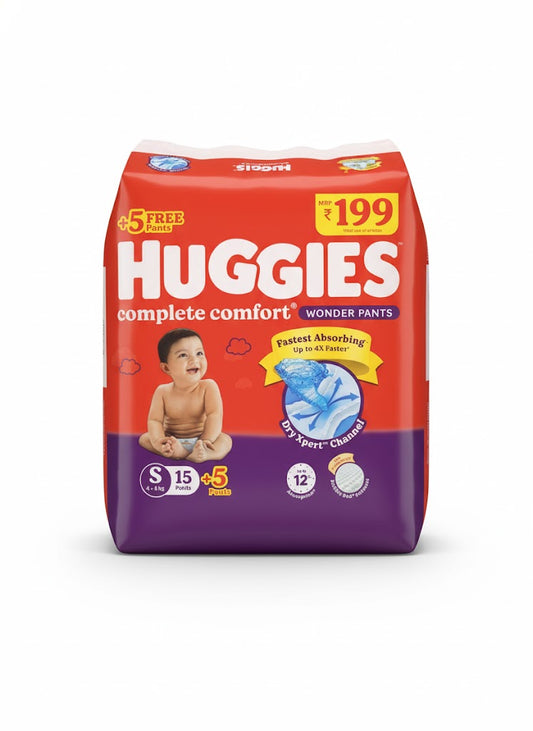 Huggies Complete Comfort Wonder Pants – S (4–8 kg)