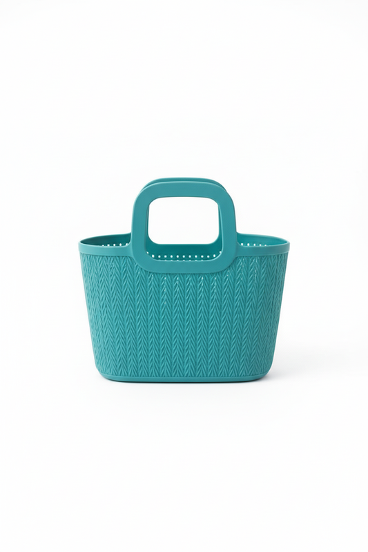 tylish Multipurpose Plastic Baskets with Textured Handle