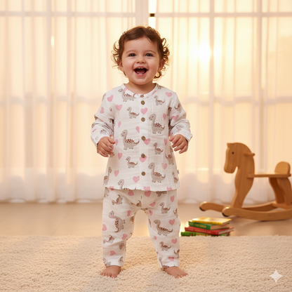 Adorable Muslin Nightwear Sets for Babies – Soft, Breathable & Gentle - Mamadada